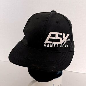 ESX 360 Gamer Gear Adjustable- Hat Cap Black Adjustable unisex